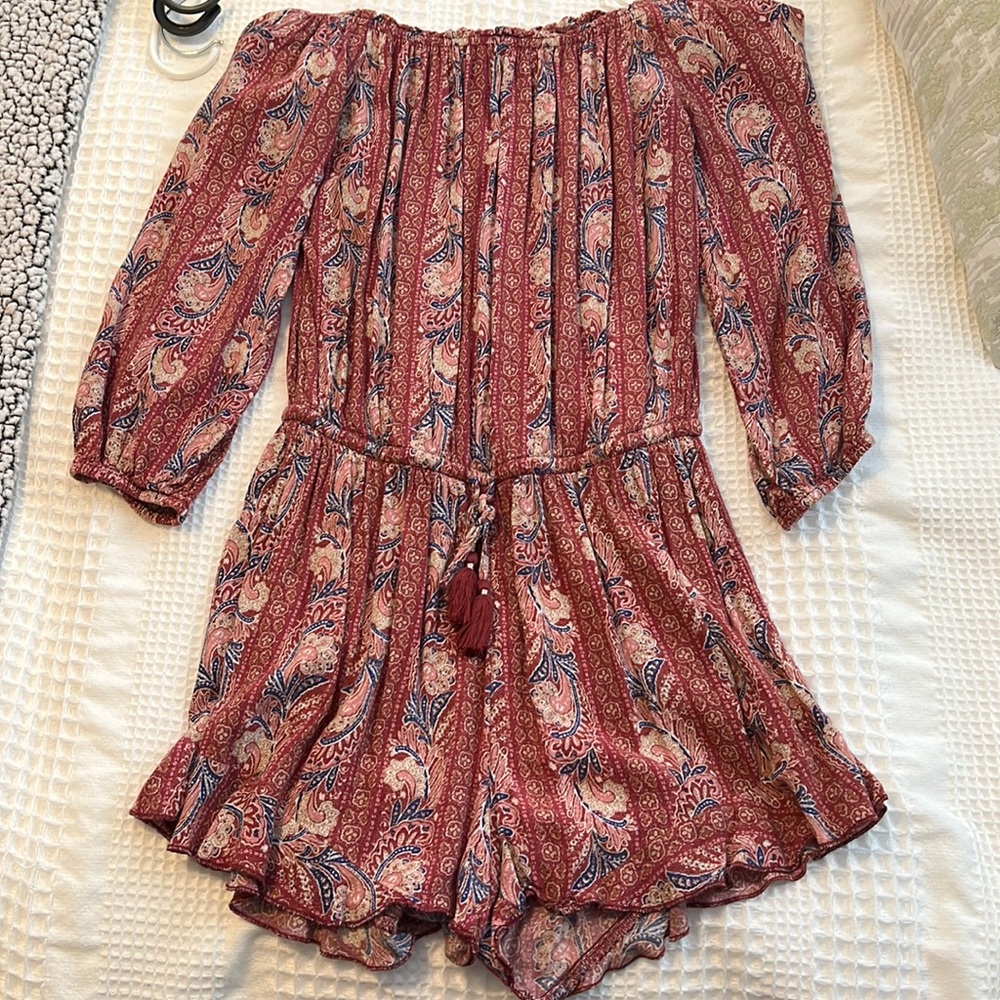 American Eagle Off the Shoulder Romper
